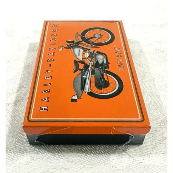 NEW! Harley Davidson Tin Box Yankee Candle Matches 1964 Scat Discontinued 3.5x2” - Picture 6 of 8